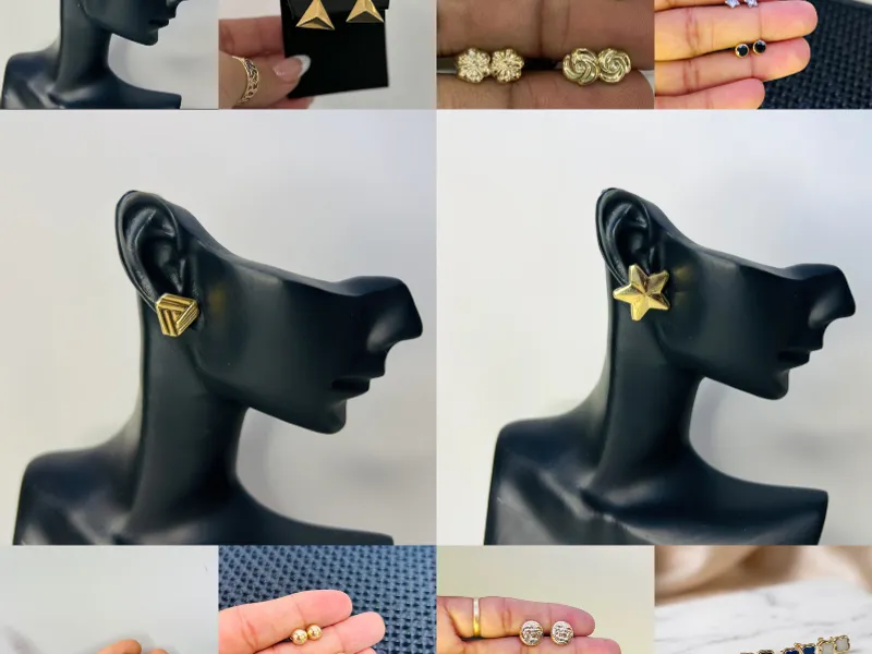 Aretes pequeños criollos