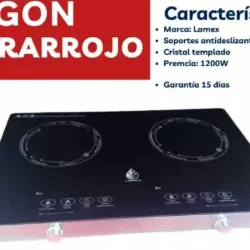 Fogón infrarojo doble (E)
