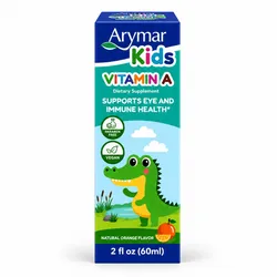 Arymar Kids Vitamin A – Suplemento Infantil Líquido – Sabor Naranja – 2 fl oz (60 ml)