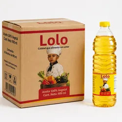 Caja de Aceite Vegetal 12 Unidades de 900 ml C/U