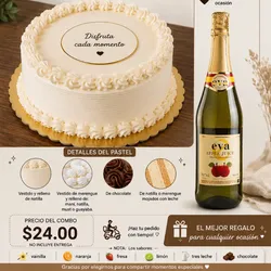 Cake para Cualquier Ocasión incluye 1 botella de Cidra