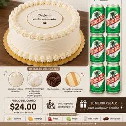 Cake para Cualquier Ocasión Incluye 6 Cervezas
