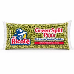 Chícharos Verdes Partidos El Ricote – 12 oz (340 g)