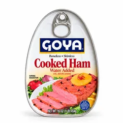 Jamón Cocido GOYA – Sin Hueso y Sin Piel, 16 oz (1 lb / 454 g)