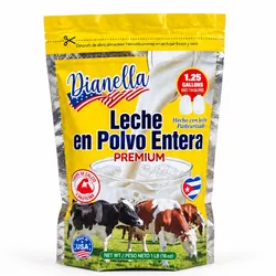 Leche en Polvo Entera Dianella Premium – 1 lb (16 oz)