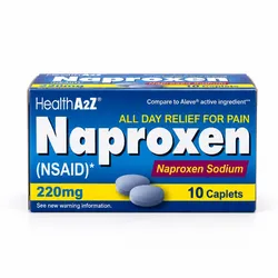 Naproxeno Sódico 220 mg – Alivio Prolongado del Dolor – 10 Capletas