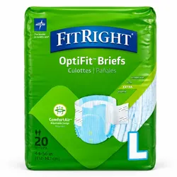 Pañales para Adulto FitRight OptiFit – Talla L, Paquete de 20