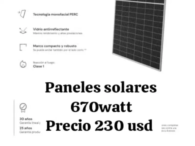 Inversores y Paneles solares 