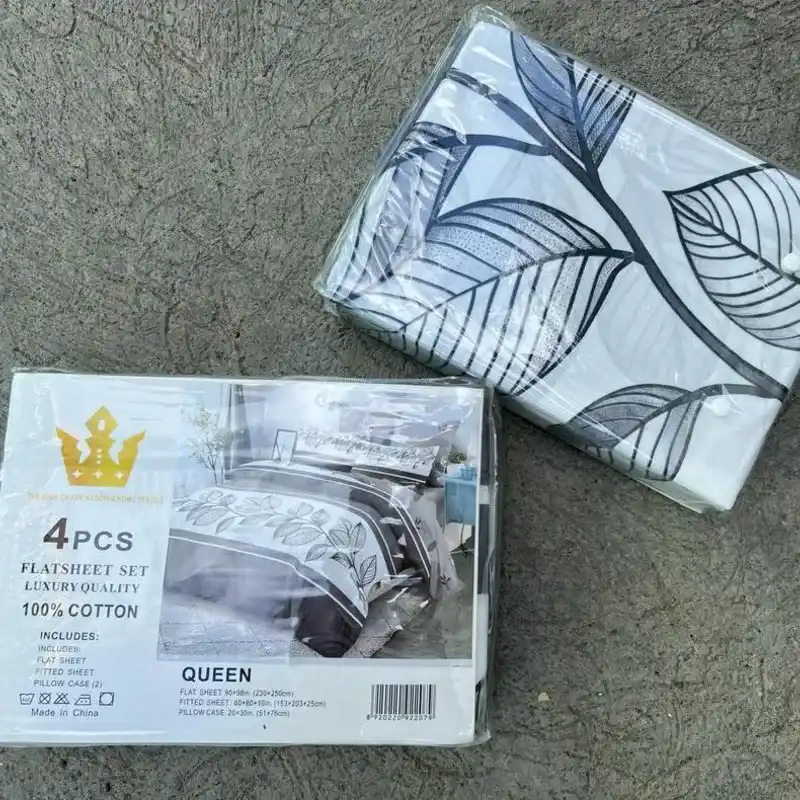 Juego de sabana 4pz queen