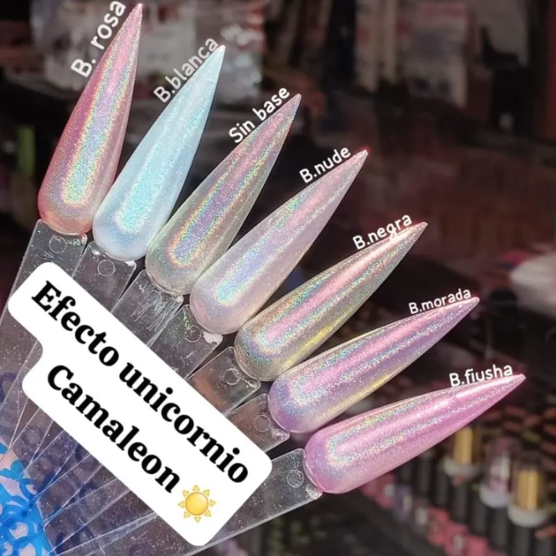 Efecto camaleón unicornio 