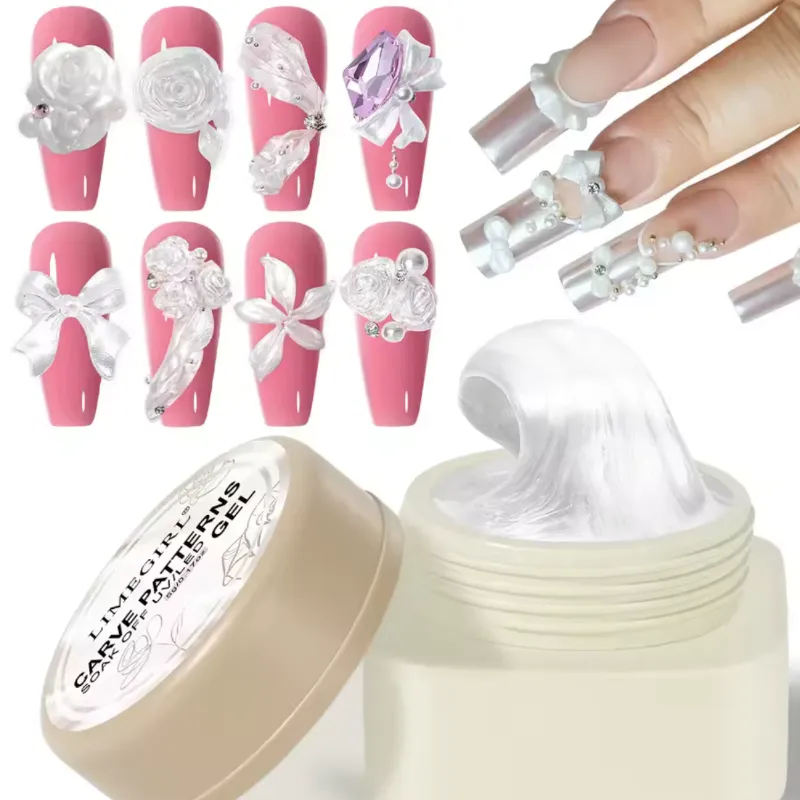 Gel solido blanco perla 