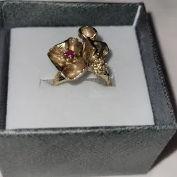 Anillo de oro10k  7g 