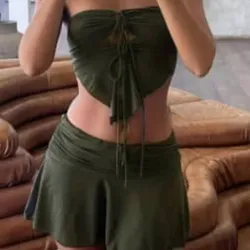 Juego de blusita y saya 