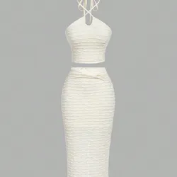 Conjunto de Falda larga