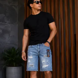 Shorts Mezclilla