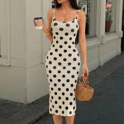 Vestido Largo lunares
