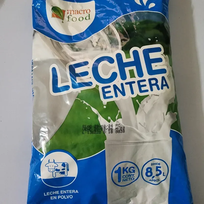 Leche en polvo entera