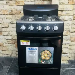 Cocina con horno milexus 4 quemadores