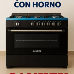 Cocina con horno .Sankey
