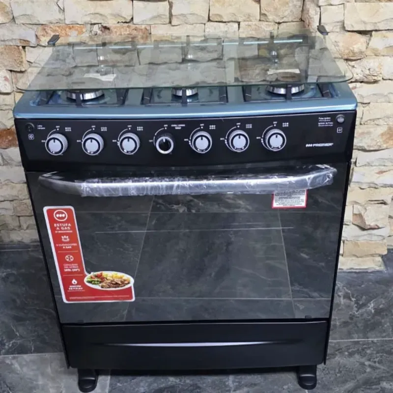Cocina de gas de 6 quemadores .Premier 