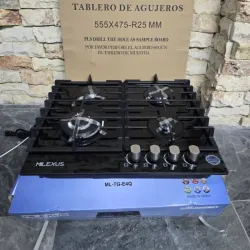 Cocina empotrable de 4 quemadores 