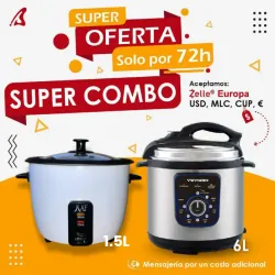 Combo de arrocera y Reina 