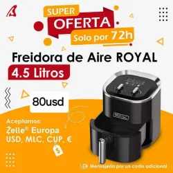 Freidora de aire Royal . 4.5 L