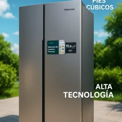 HISENSE REFRIGERADOR SIDE BY SIDE | 16 ft³ | RS16N6ASN*.. 
