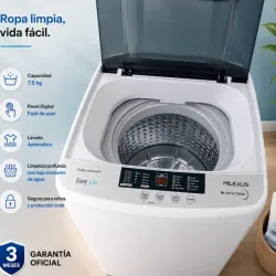 Lavadora automática milexus 7.5kg