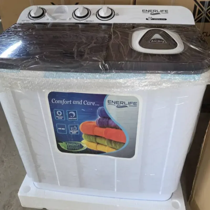 Lavadora Semiautomática ENERLIFE 7kg
