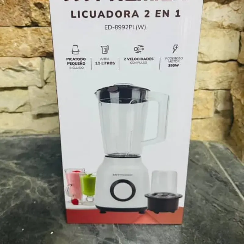 Licuadora 2en1 premier 