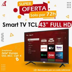Smart tv tcl 43pulgadas 