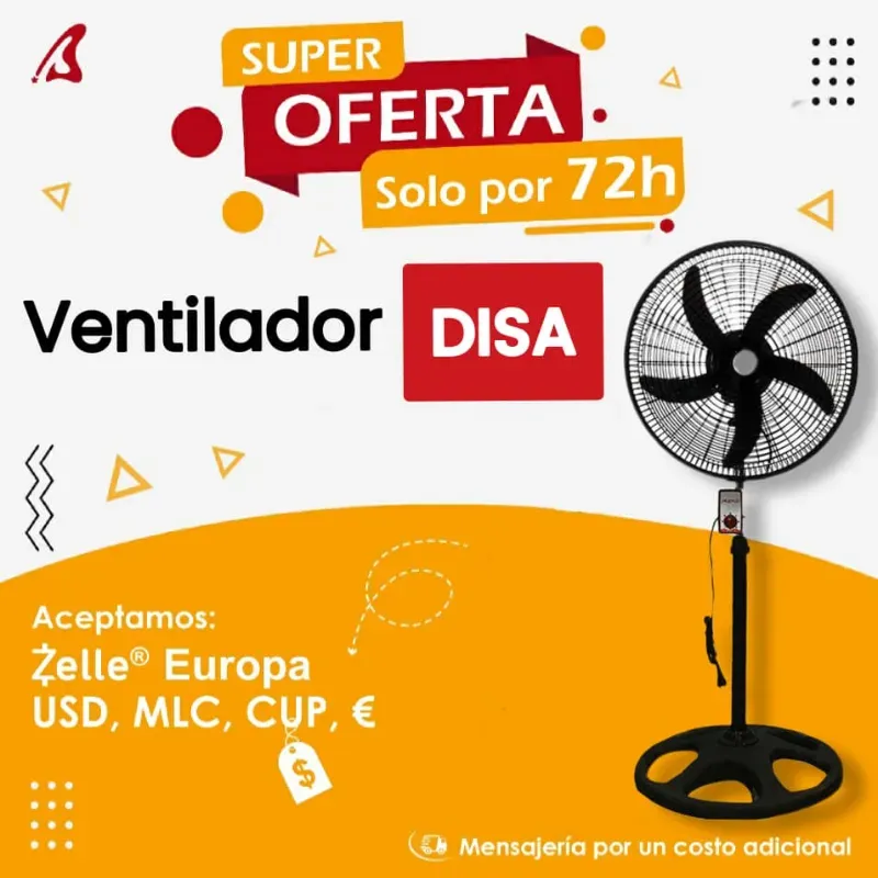 Ventilador Disa 18pulg