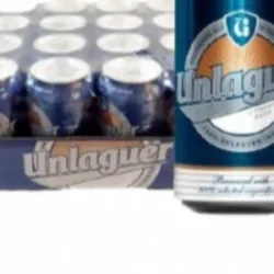 Cerveza unlager por caja de 24unidades
