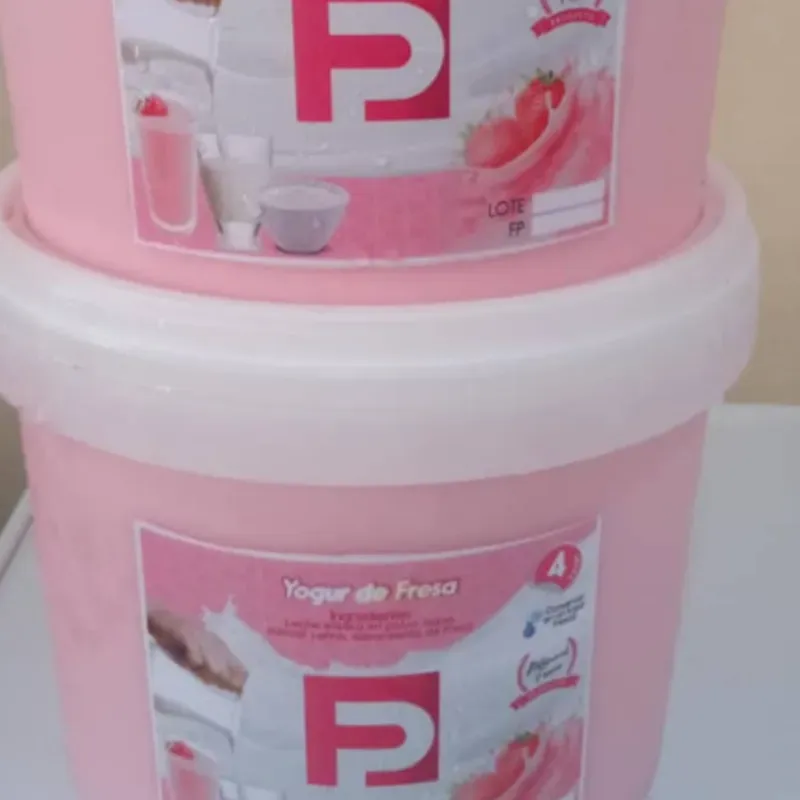 Cubeta de 4.5 lt de yogurt saborizado