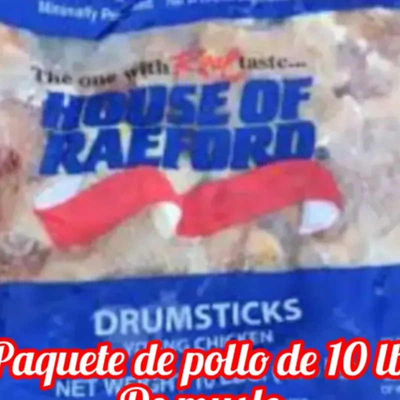 Paquete de pollo de 10lb