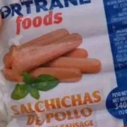 Salchichas de pollo