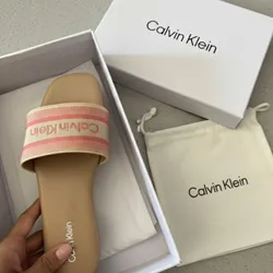 Sandalias Calvin Klein rosa raya 