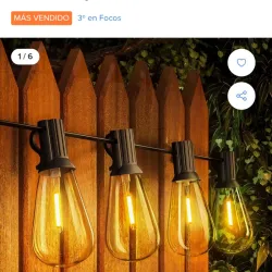 Bombillos decorativos 15m