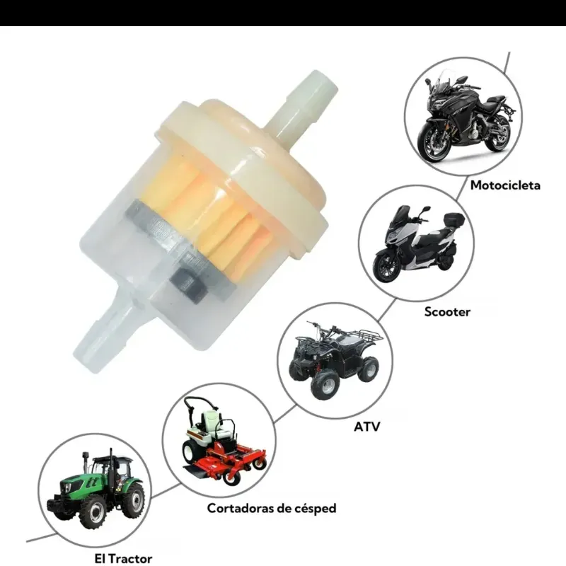 Filtro de gasolina para moto 