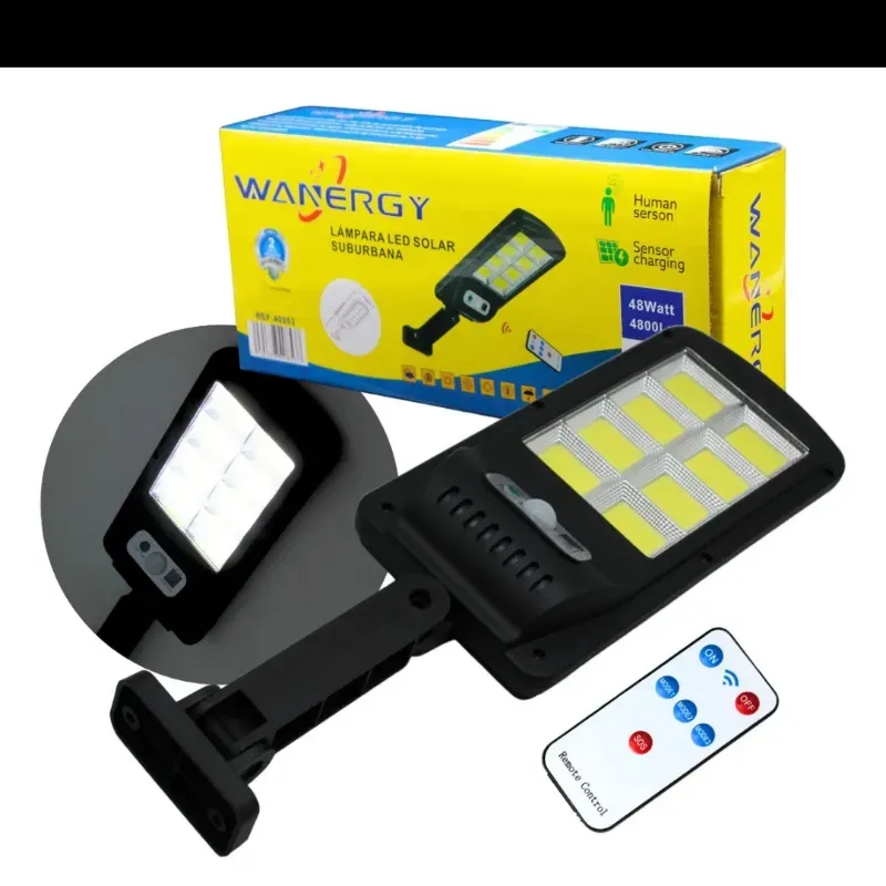 Lámpara led solar suburbana