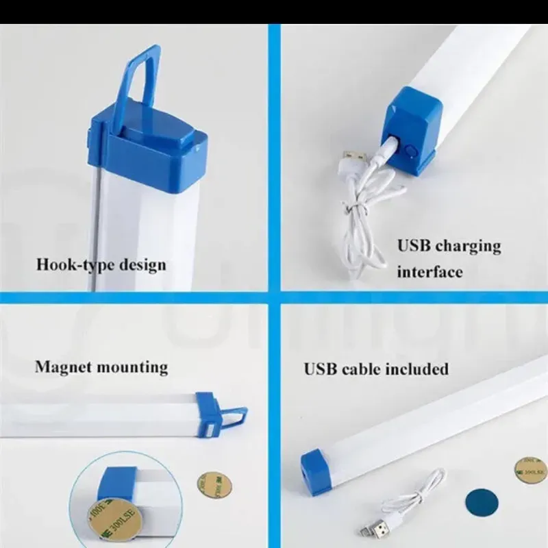 Lámpara recargable 52w