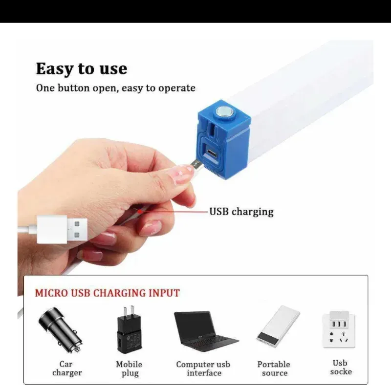 Lámpara recargable 52w