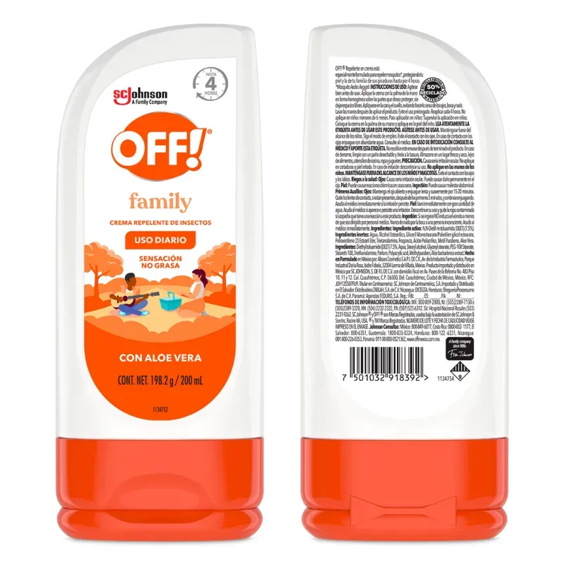 Repelente para mosquitos en crema 200ml