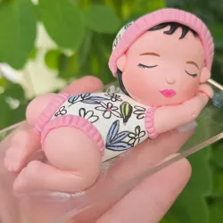 Estatuilla Bebé Dormida
