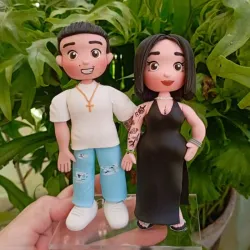 Estatuilla de Pareja
