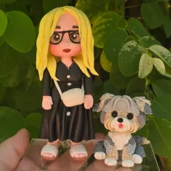 Estatuilla Sencilla con mascota