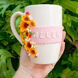 Jarra Personalizada Girasoles