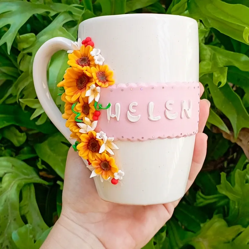 Jarra Personalizada Girasoles
