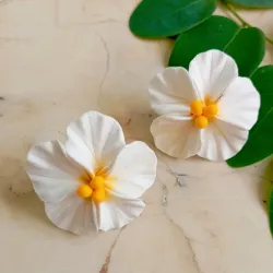 Pendientes Blancos